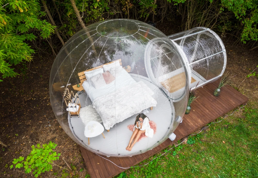 cozy bubble tent